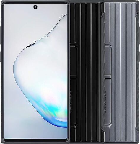 جراب Samsung Galaxy Note10+، غطاء حماية قوي من السقوط - أسود (إصدار أمريكي مع ضمان) in Saudi Arabia