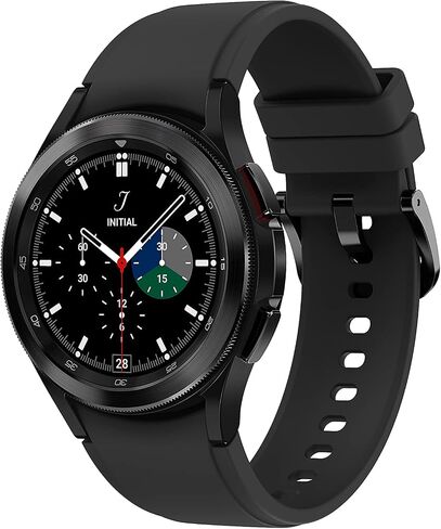 Samsung Galaxy Watch 4 Classic 42mm Smartwatch with ECG Monitor Tracker for Health Fitness Running Sleep Cycles GPS Fall Detection Bluetooth US Version, Black (Renewed) in Saudi Arabia
