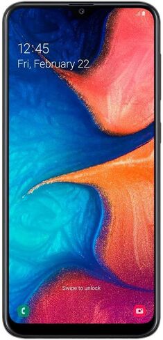 Samsung Galaxy A20 32GB A205G/DS 6.4" HD+ 4,000mAh Battery LTE Factory Unlocked GSM Smartphone (International Version) (Black) (Renewed) in Saudi Arabia