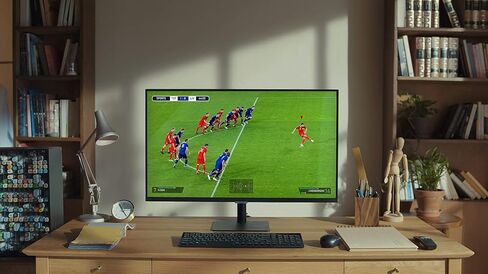SAMSUNG 32-inch M5 Smart Monitor with Mobile Connectivity, FHD, Remote Access, Office 365 (LS32AM500NNXZA), Black (Renewed) in Saudi Arabia