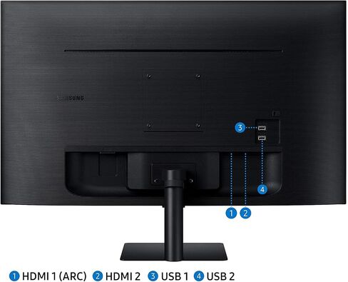 SAMSUNG 32-inch M5 Smart Monitor with Mobile Connectivity, FHD, Remote Access, Office 365 (LS32AM500NNXZA), Black (Renewed) in Saudi Arabia