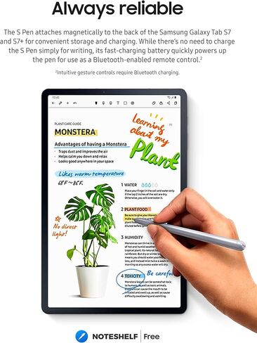 Samsung Galaxy Tab S7 | S7+ S Pen, Mystic Black in Saudi Arabia