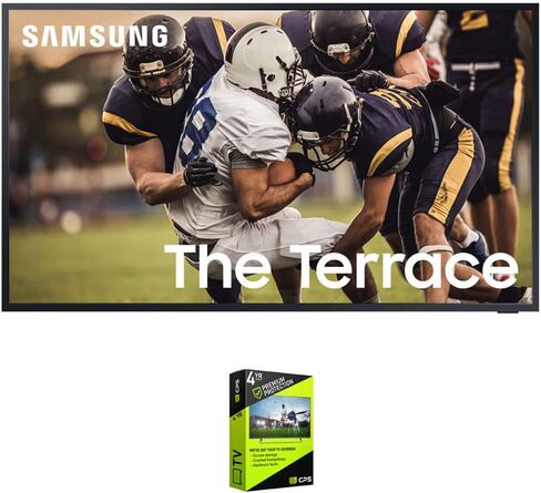 SAMSUNG QN55LST7TA 55" The Terrace QLED 4K UHD HDR Smart TV Bundle with Premium 4 YR CPS Enhanced Protection Pack in Saudi Arabia