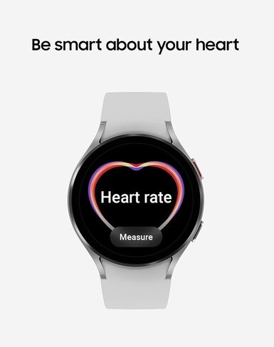 Samsung Electronics Galaxy Watch 4 40mm Smartwatch with ECG Monitor Tracker for Health Fitness Running Sleep Cycles GPS Fall Detection Bluetooth US Version, Silver (Renewed) in Saudi Arabia
