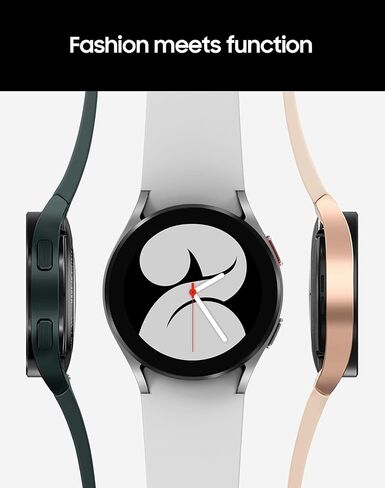 Samsung Electronics Galaxy Watch 4 40mm Smartwatch with ECG Monitor Tracker for Health Fitness Running Sleep Cycles GPS Fall Detection Bluetooth US Version, Silver (Renewed) in Saudi Arabia