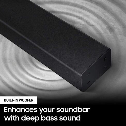 Samsung Dolby Audio/DTS 2.0 Channel Soundbar with Built-in Woofer - Black - Supports Streaming Music via Bluetooth & NFC (HW-T400) (Renewed) in Saudi Arabia