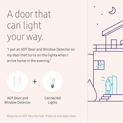 Samsung Electronics F DW-1 ADT Door and Window, Help Secure Your Home with a Range of Easy-to-Install Wireless Detectors and Alarms in Saudi Arabia