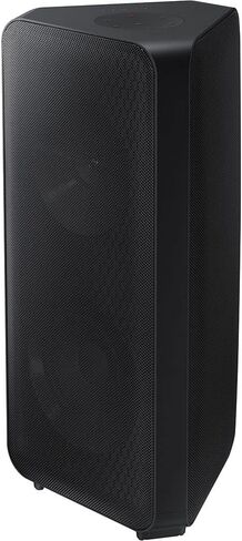 SAMSUNG MX-ST90B Sound Tower صوت عالي الطاقة، مكبر صوت قائم على الأرض بقدرة 1700 وات، صوت ثنائي الاتجاه، مقاوم للماء IPX5، أضواء الحفلات +، كاريوكي، عجلات متضمنة، اتصال بلوتوث متعدد، 2022 in Kuwait