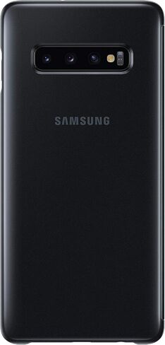 Samsung Galaxy S10+ S-View Flip Case, Black, Model:EF-ZG975CBEGUS in Saudi Arabia