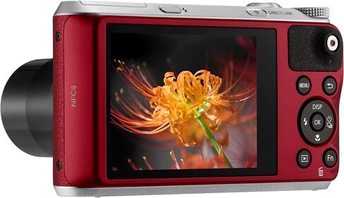 Samsung WB350F 16.3MP CMOS Smart WiFi & NFC Digital Camera with 21x Optical Zoom and 3.0" Touch Screen LCD and 1080p HD Video (White) in Kuwait