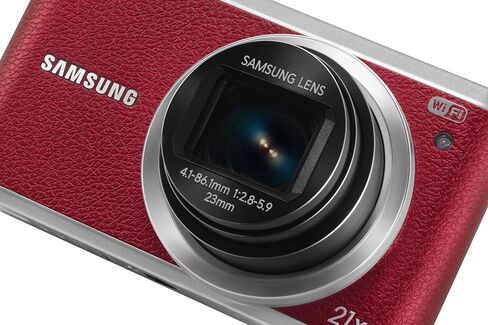 Samsung WB350F 16.3MP CMOS Smart WiFi & NFC Digital Camera with 21x Optical Zoom and 3.0" Touch Screen LCD and 1080p HD Video (White) in Kuwait