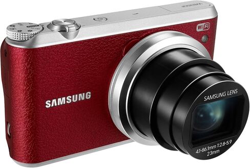 Samsung WB350F 16.3MP CMOS Smart WiFi & NFC Digital Camera with 21x Optical Zoom and 3.0" Touch Screen LCD and 1080p HD Video (White) in Kuwait