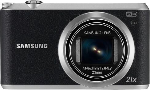 Samsung WB350F 16.3MP CMOS Smart WiFi & NFC Digital Camera with 21x Optical Zoom and 3.0" Touch Screen LCD and 1080p HD Video (White) in Saudi Arabia