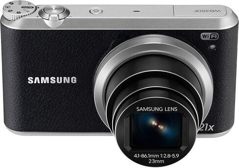 Samsung WB350F 16.3MP CMOS Smart WiFi & NFC Digital Camera with 21x Optical Zoom and 3.0" Touch Screen LCD and 1080p HD Video (White) in Saudi Arabia