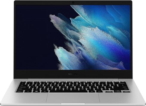 Samsung Galaxy Book Go Laptop PC Computer Qualcomm 7C Pro 4GB Memory 128GB eUFS Storage 18-Hour Battery Compact Light Shockproof WFH Ready WiFi 5, Silver (Renewed) in Saudi Arabia