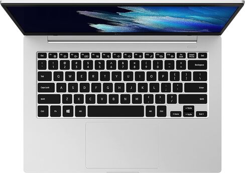 Samsung Galaxy Book Go Laptop PC Computer Qualcomm 7C Pro 4GB Memory 128GB eUFS Storage 18-Hour Battery Compact Light Shockproof WFH Ready WiFi 5, Silver (Renewed) in Saudi Arabia