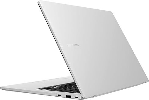 Samsung Galaxy Book Go Laptop PC Computer Qualcomm 7C Pro 4GB Memory 128GB eUFS Storage 18-Hour Battery Compact Light Shockproof WFH Ready WiFi 5, Silver (Renewed) in Saudi Arabia