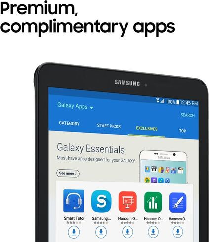 Samsung Galaxy Tab E 9.6"; 16 GB Wifi Tablet (Black) SM-T560NZKUXAR in Saudi Arabia