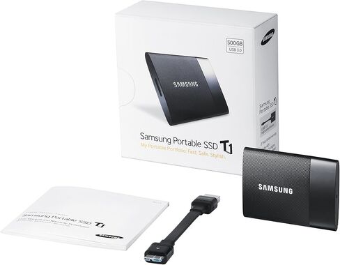 [DISCONTINUED] Samsung T1 Portable 500GB USB 3.0 External SSD (MU-PS500B/AM) in Saudi Arabia