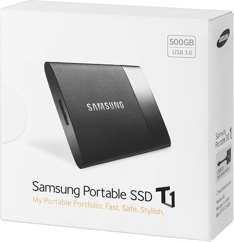 [DISCONTINUED] Samsung T1 Portable 500GB USB 3.0 External SSD (MU-PS500B/AM) in Saudi Arabia