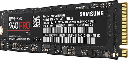 Samsung 960 PRO NVMe M.2 512GB SSD (MZ-V6P512BW) in Kuwait