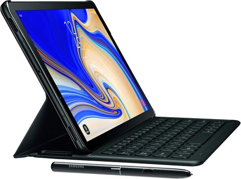 Samsung Electronics EJ-FT830UBEGUJ Galaxy Tab S4 Book Cover Keyboard, Black in Saudi Arabia
