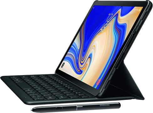 Samsung Electronics EJ-FT830UBEGUJ Galaxy Tab S4 Book Cover Keyboard, Black in Saudi Arabia
