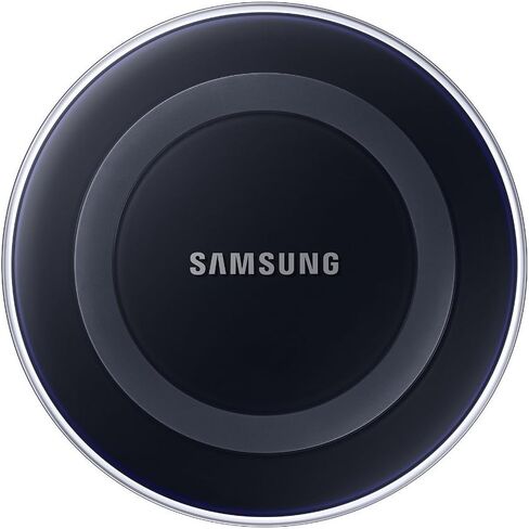 Samsung Qi Certified Wireless Charging Pad with 2A Wall Charger- Supports wireless charging on Qi compatible smartphones including the Samsung Galaxy S8, S8+, Note 8, Apple iPhone 8, iPhone 8 Plus, and iPhone X (US Version) - Black Sapphire in Kuwait