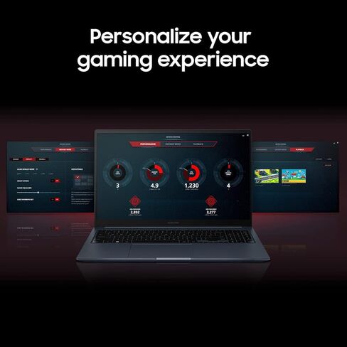 Samsung Electronics Galaxy Book Odyssey Intel Laptop Computer 15.6" LED Screen Intel Core i7 Processor 8GB Memory 512GB SSD Long-Lasting Battery, Mystic Black in Saudi Arabia