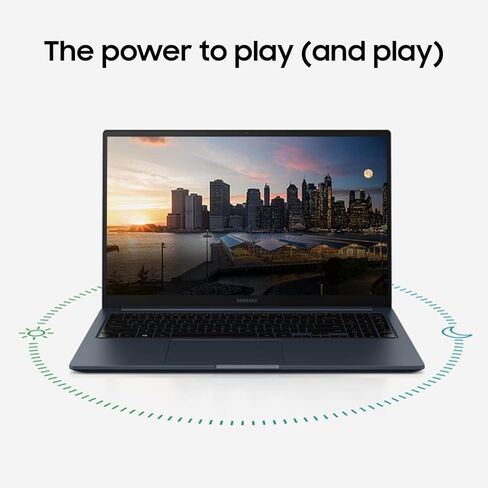 Samsung Electronics Galaxy Book Odyssey Intel Laptop Computer 15.6" LED Screen Intel Core i7 Processor 8GB Memory 512GB SSD Long-Lasting Battery, Mystic Black in Saudi Arabia