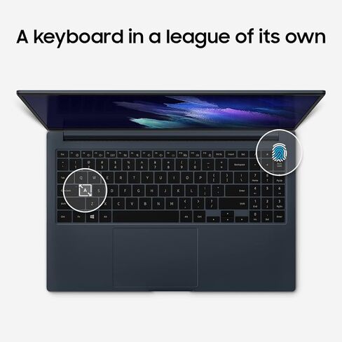 Samsung Electronics Galaxy Book Odyssey Intel Laptop Computer 15.6" LED Screen Intel Core i7 Processor 8GB Memory 512GB SSD Long-Lasting Battery, Mystic Black in Saudi Arabia