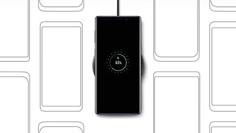 SAMSUNG Qi 7.5W Fast Charge Wireless Charger Pad Slim with Wall Charger (US Version) (EP-P1100TBEGUS) in Saudi Arabia