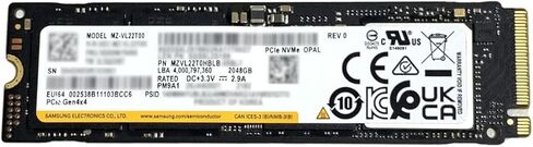 Samsung SSD 2TB PM9A1 M.2 2280 80mm MZVL22T0HBLB NVMe PCIe 4.0 Solid State Drive for Dell HP Lenovo Laptop Desktop Ultrabook in Saudi Arabia