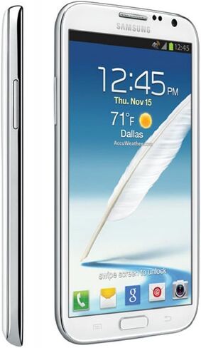 Samsung Note 2 I317 16GB Unlocked GSM 4G LTE Quad-Core Phone - White (International Version) in Saudi Arabia