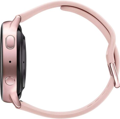 Samsung Galaxy Watch Active2 (Silicon Strap + Aluminum Bezel) Bluetooth - International (Pink Gold, R820-44mm) (Renewed) in Saudi Arabia
