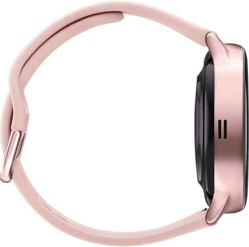 Samsung Galaxy Watch Active2 (Silicon Strap + Aluminum Bezel) Bluetooth - International (Pink Gold, R820-44mm) (Renewed) in Saudi Arabia