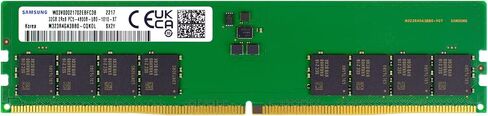 32GB DDR5 4800MHz UDIMM PC5-38400 CL40 2Rx8 1.1V 288-Pin DIMM سطح المكتب ذاكرة الوصول العشوائي وحدة الذاكرة M323R4GA3BB0-CQK in Saudi Arabia