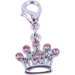 starlit Crown Rhinestone Pet Dog Tag Pendant Collar Charm Jewelry Necklace Accessories in Kuwait