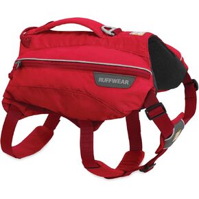 Ruffwear، مجموعة Singletrak Dog Pack، حقيبة ظهر للمشي لمسافات طويلة مع قربة ترطيب، Blue Dusk، مقاس متوسط