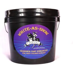 WHITE-AS-SNOW Horse Coat Enhancing Supplement For Light Colored Horses 4lbs in Saudi Arabia