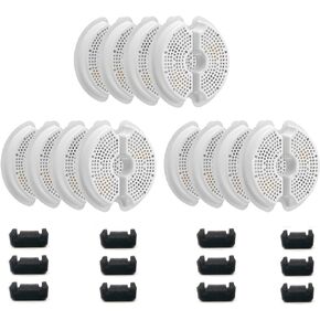 NEUCOMBBT 12 Pack Cat Water Fountain Filters with Sponges for 67oz/2l Pet Fountain Replacement Filter Compatible with AONBOY,iPettie & Wonder Creature Cat Fountain in Kuwait