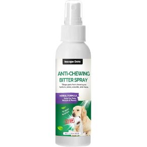 Inscape Data Bitter Apple Spray for Dogs to Stop Chewing, Prevents Dogs from Biting and Staying Away from Restricted Areas, Indoor and Outdoor Use - Dog Deterrent Spray in Kuwait