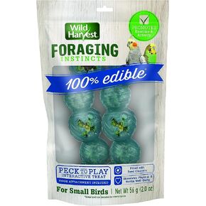 Wild Harvest Foraging Instincts Peck n 'Play علاج تفاعلي، 4.3 أونصة، للطيور الكبيرة in Kuwait