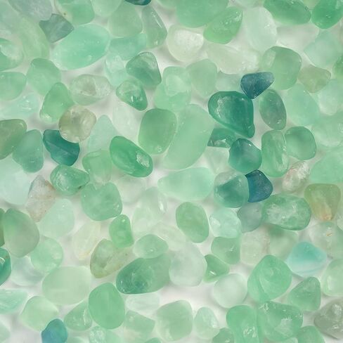 WAYBER Crushed Turquoise Gemstone Chips, Decorative Pebbles, 1 Pound in Kuwait