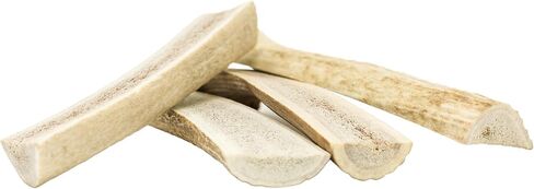 hotspot pets Premium Split Elk Antlers for Dogs - 7 Inch Large Dog Chews (2 Pack) Made in USA -Naturally Shed Antler Bone for Large Breed Chewers -Promotes Natural Dental Hygiene in Kuwait