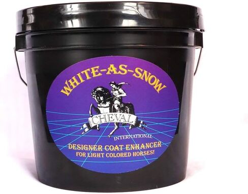 WHITE-AS-SNOW Horse Coat Enhancing Supplement For Light Colored Horses 4lbs in Saudi Arabia