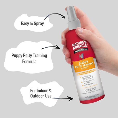 Nature's Miracle Advanced Platinum Puppy Potty Training Spray 8 Oz, Dog Training Aid in Saudi Arabia