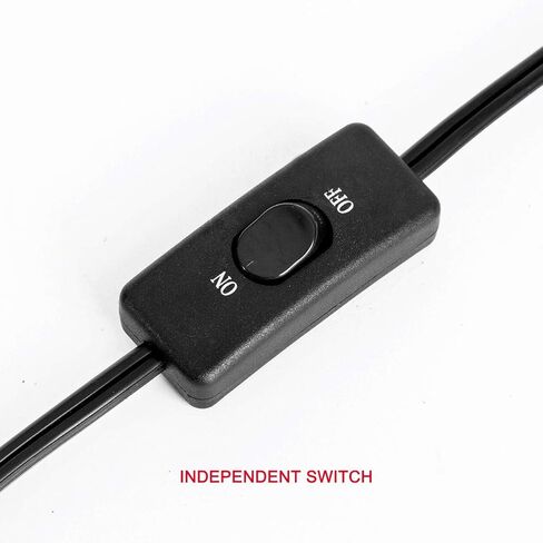 مجموعة مصابيح الزواحف من WACOOL مكونة من 2 ومقياس حرارة، ومثبت إضاءة للزواحف انعكاس بصري ومقياس درجة الحرارة لمصباح الحرارة للزواحف UVB (5.5 بوصة) in Kuwait