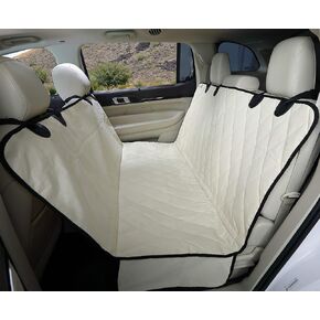 4Knines Dog Seat Cover with Hammock for Full Size Trucks and Large SUVs - Black Extra Large - USA Based Company