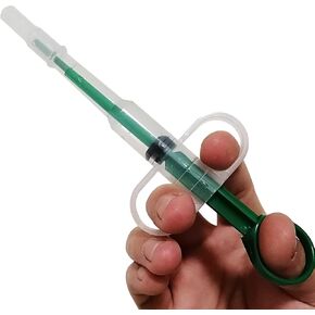 Pet Medicine Feeding Syringe, Oral Syringe and Medicine Dropper for Baby Animals Dental Irrigation Syringe, 2 Pack Disposable Hand Pill/Tablet Syringe for Birds Dogs Cats Pill Shooter Dispenser Tool 1 in Kuwait